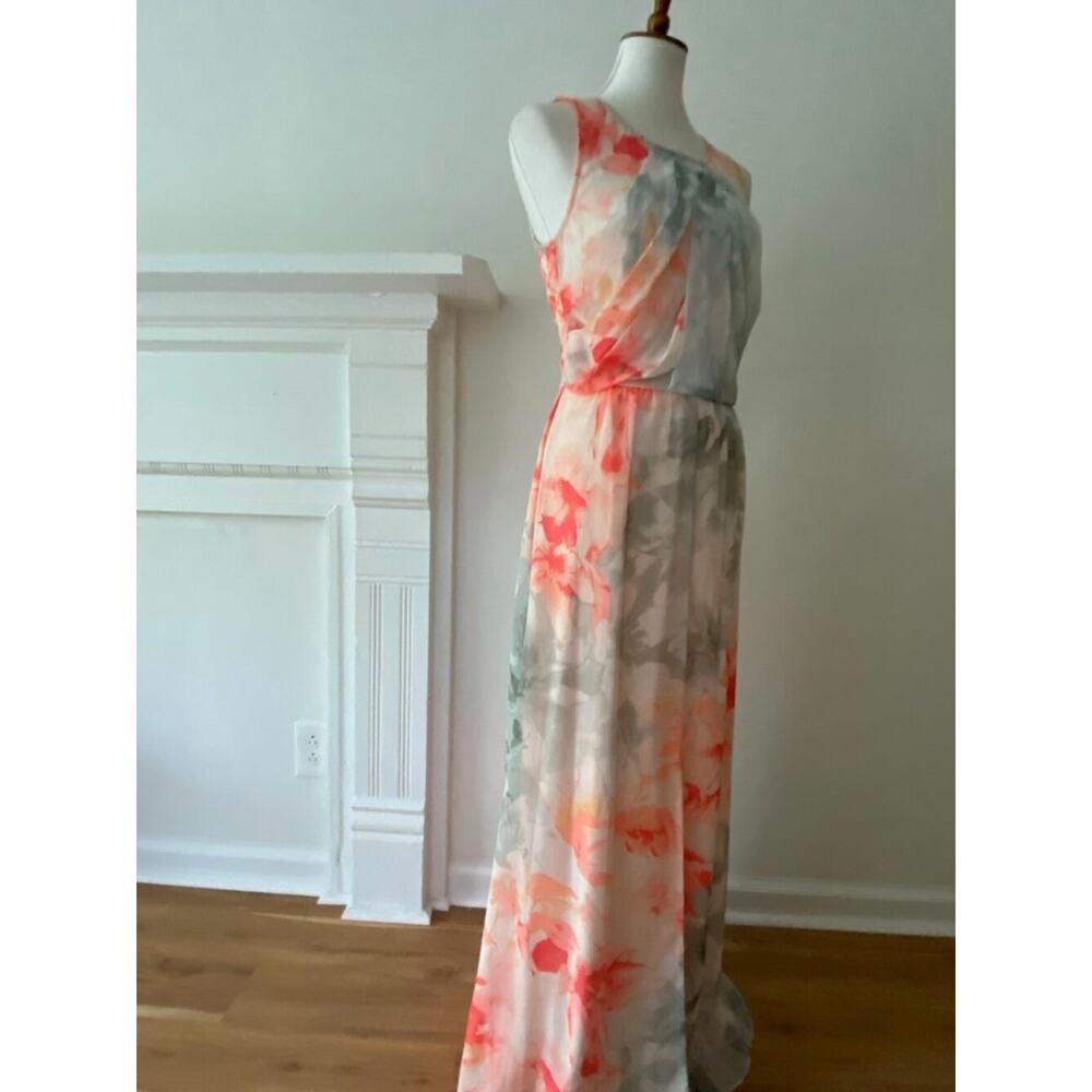 Vince Camuto Formal Dress 8 Gown Medium Maxi Fairy Chiffon Wedding Guest Cruise